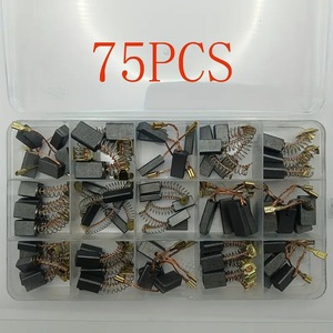 Carbon Brushes 75Pcs For <b>Power</b> Tools Drilling Machine Circular <b>Saws</b> Angle Grinders Replacement Electric Brush Set - Product Image 3
