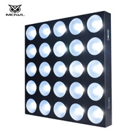 Projecteur matriciel LED 25x12W RGBW 4-en-1 DMX 5x5 Beam Wash Strobe Blinder pour bar, DJ, boîte de nuit, scène et éclairage d'ambiance
