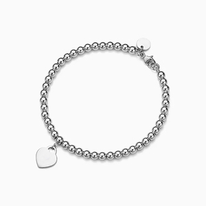 Bracelets à breloques en argent sterling 925 en forme de cœur avec perles de culture d'eau douce et zircon - Bijoux tendance pour femmes pour un anniversaire - Product Image 4