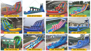 Ce xách tay màu xanh sóng thiết kế <span class=keywords><strong>Inflatable</strong></span> bạch tuộc trượt nước hồ bơi PVC cho trẻ em ngoài trời mùa hè vui vẻ gia đình sân sau Splash chơi - Product Image 5