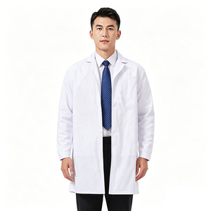 Chaqueta de Seguridad Certificada EN388, Anti-cuchillos, Anti-cortes, con Protección para el Cuello, Manga Larga, Uniforme Médico Blanco, Autodefensa - Product Image 2