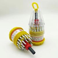 45 #   Jeu de tournevis multifonctionnel magnétique en acier au carbone, finition chromée, marque OEM GLK pour la réparation de téléphones et d'ordinateurs