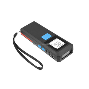 Màu Xanh Răng 2.4Ghz Không Dây 1D 2D Xách Tay <span class=keywords><strong>Mini</strong></span> Máy Quét Mã Vạch Với Màn Hình Và Bộ Nhớ - Product Image 4