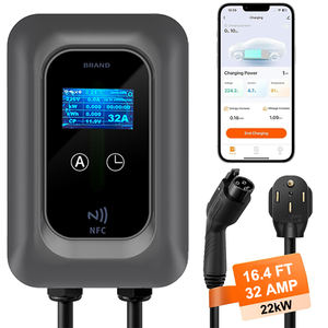 Akıllı Ac elektrik 22kw Tipe 1 11kw Typ <span class=keywords><strong>2</strong></span> 7.4kw Wallbox tipi <span class=keywords><strong>2</strong></span> elektrikli araç şarjı Byd hızlı elektrikli araba konut şarj istasyonu - Product Image 1