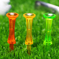 Prix d'usine HM Tee Golf 3 1/4 Tees de golf en plastique 80mm GT02 Logo personnalisé imprimé Durable Haute qualité 100 pièces CN;GUA