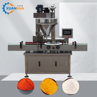 Machine d'emballage semi-automatique électrique pour poudre, en acier inoxydable 304, avec système de remplissage à vis sans fin haute précision et pesage pour sachets