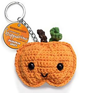 Citrouille tricotée en fil, pendentif circulaire <span class=keywords><strong>jaune</strong></span> en forme de citrouille de dessin animé, citrouille au crochet faite à la main - Product Image 5