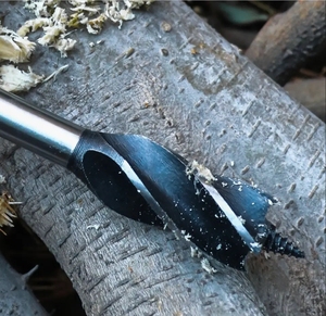 Tarière manuelle <span class=keywords><strong>d</strong></span>'extérieur pour le travail du bois, outil de survie des colons - Product Image 6