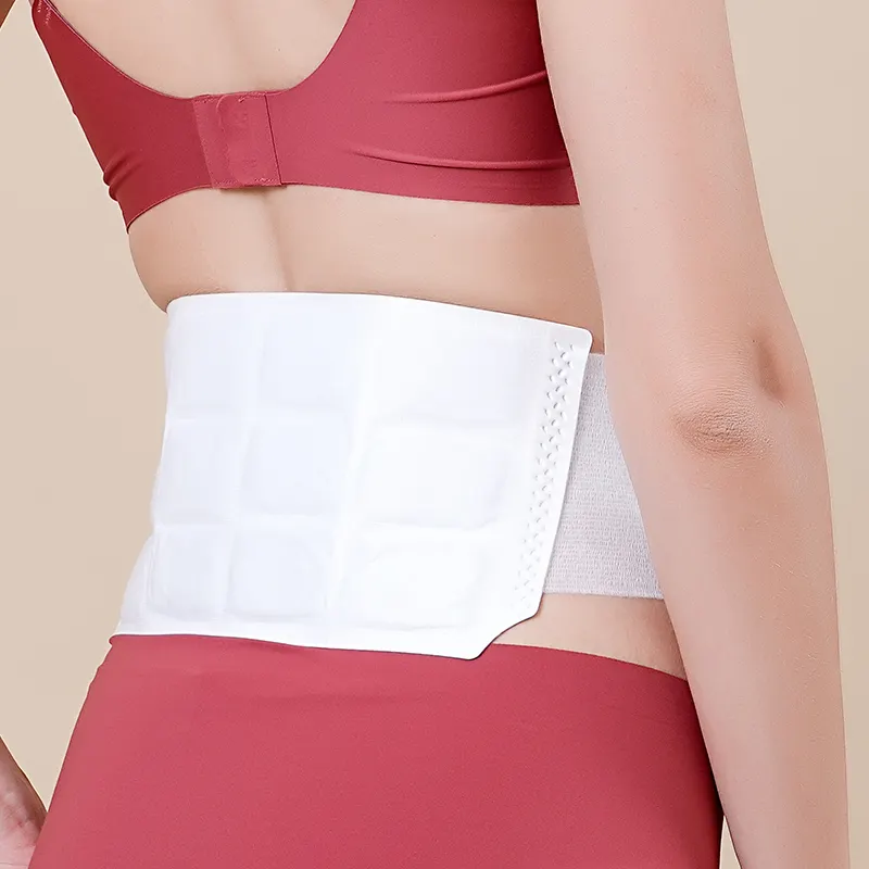 हीट पैक डीप थेरेपी बैक दर्द राहत गैर बुना कपड़े पैच के लिए गर्म ठंडे पैक चिकित्सा उत्पादों के साथ कमर बेल्ट