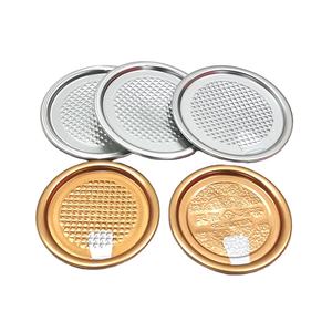 99 mm Alumínio Foil Lid 73 mm POE <span class=keywords><strong>Cap</strong></span> 65 mm Fácil Peel off Foil Covers para Tubos De Papel - Product Image 1