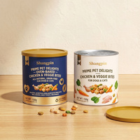 Emballage en tube de papier pour aliments pour animaux de compagnie de qualité alimentaire, emballage de luxe pour friandises pour chiens, boîte en tube, conteneur cylindrique en carton recyclable