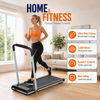 Caminadora Plegable Mejorada 1-12km/h, Máquina Portátil para Caminar y Correr Debajo del Escritorio para Hogar y Oficina, Venta al por Mayor de Fábrica