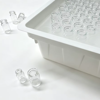 Flacon en verre stérile pharmaceutique RTU, type I USP, en borosilicate, pour produits injectables