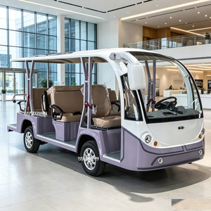 Autobús Turístico Eléctrico con Batería de Plomo-Ácido, de 8-11 Asientos, para Transporte de Turistas en Grandes Parques Temáticos y Aldeas Turísticas - Product Image 1