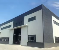 Bâtiments préfabriqués modernes en structure acier légère, haute performance et économiques, adaptés aux entrepôts / ateliers