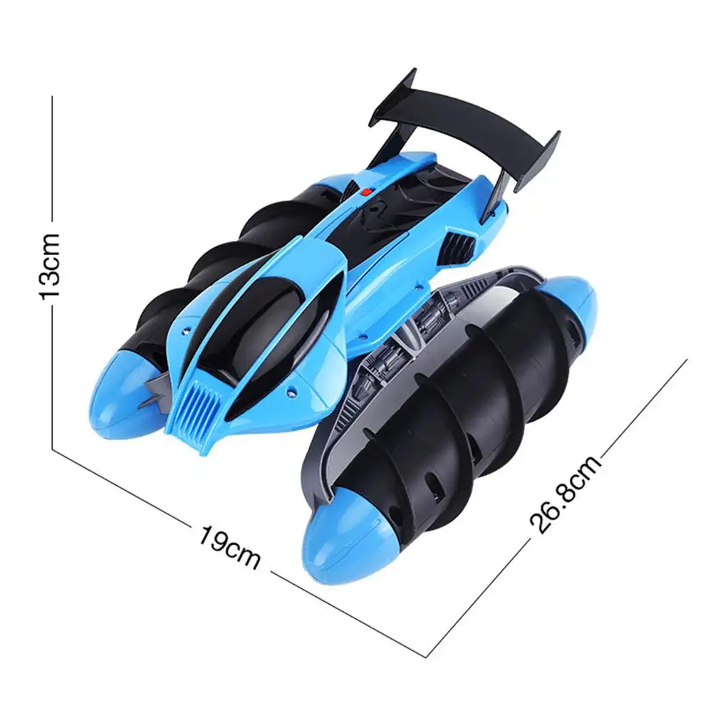 Remote control amphibious amphibious vehicle hovercraft waterproof driving tank car boy children toy 2.4G stunt rc car