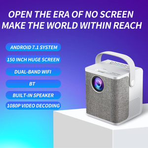 Máy Chiếu LED LD01 RK3128 1GB 8GB, Hệ Điều Hành Android 7.1, 2 Wifi, 2.4G + 5G, Tích Hợp Loa 720P, Máy Chiếu Phim, Rạp Hát Tại Nhà Kỹ Thuật Số - Product Image 3