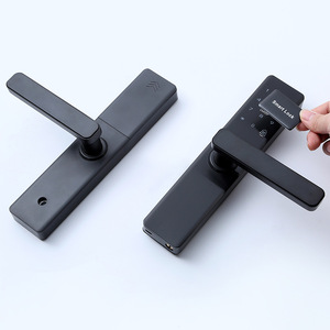 Wenxun Smart <b>Lock</b> For Wooden Door With Fingerprint Password Card Swipe S096M - Product Image 3