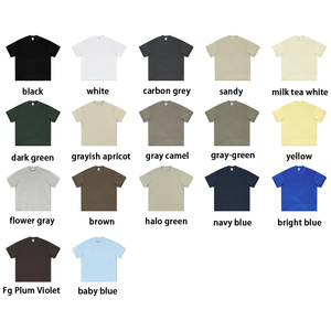 เสื้อยืดคอตตอนหนา 280-305gsm ปักลายตามสั่ง ทรงบ็อกซ์  โลโก้สตรีทแวร์ผู้ชาย จำหน่ายส่ง - Product Image 3