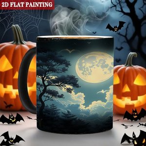 Mug magique personnalisé avec photo de bébé, noir givré, 11 oz, tasse en céramique sensible à la chaleur - Product Image 6