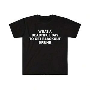 100 % Baumwolle, Alkohol-T-Shirt, Humor-T-Shirt, lustiges Geschenk, lustiges <span class=keywords><strong>Meme</strong></span>-Shirt, Unisex-T-Shirt mit urkomischem Motiv, lustiges T-Shirt - Product Image 1