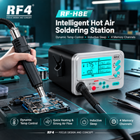 Station de soudage à air chaud intelligente RF4 H8E avec courbe de contrôle de température dynamique, chauffage rapide et 4 canaux de mémoire pour la réparation de téléphones et tablettes