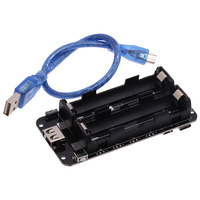 Dual 18650 Lithium Battery Shield V3/V8 Power Bank Module de charge 1 voie 5V/3A 3V/1A Type-C Micro USB pour Raspberry Pi ESP32S