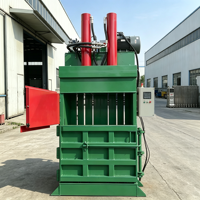 Presse à balles hydraulique verticale pour balles de foin, déchets plastiques, bouteilles PET, canettes en aluminium et vieux vêtements