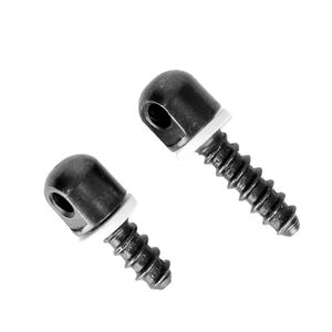 Juego de 2 piezas de pernos giratorios de acero inoxidable con espaciadores blancos para accesorio de montaje de correa de entrenamiento al aire libre - Product Image 6