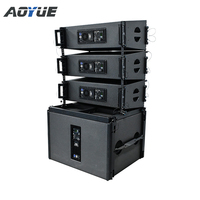 Enceinte active professionnelle KA210, 2 voies, double 10 pouces, sonorisation active, enceinte line array alimentée