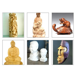 Machine de gravure CNC 5 axes professionnelle pour statues 3D en EPS avec changeur d'outils automatique - Product Image 6