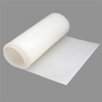 Rouleaux de feuilles de caoutchouc de silicone transparent orange