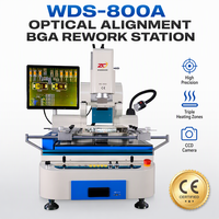 Station de réparation électronique professionnelle WDS-800A pour le rebillage BGA et la réparation des puces de carte mère