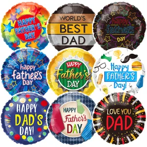 LKB decorazioni per feste da 18 pollici forniture Best Dad papa happy fathers day gifts festa del papà palloncini con lamina di elio