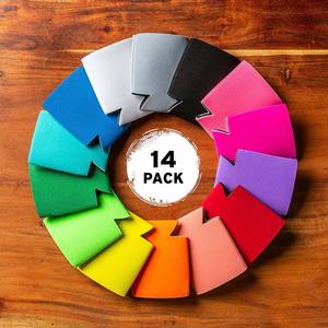 Regali promozionali 12 once in bianco isolato portabottiglie di birra refrigeratore personalizzato in Neoprene tozzo supporto sublimazione lattina di birra - Product Image 3