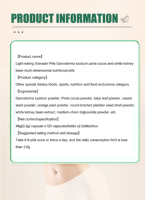 SIWEIDA Herbal Complex Ganoderma Lucidum Ekstrak Kacang Ginjal Pil Pelangsing 0.2g Kapsul Pendukung Metabolisme Alami Dewasa OEM