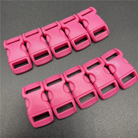 Diamètre intérieur de dégagement latéral profilé pour Bracelet Paracord Boucle de dégagement en plastique pour animaux de compagnie