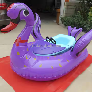 2025 Mini bote remolcable de agua para exteriores, bote inflable de cisne de pato amarillo, sofá flotante, sofá de agua, barco de esquí acuático - Product Image 2