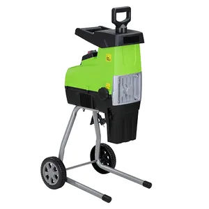 2800W Leaf Quiet Start Cutting Chipper Mulcher für Blätter und Zweige Garden Shredder Holz schredder