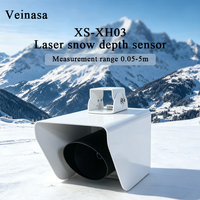 Capteur de profondeur de neige laser haute précision Veinasa XS-XH03, 0,05-5 m, sortie RS485, niveau de protection IP65 pour la surveillance