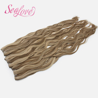 Perruques de luxe en cheveux humains tissés à la machine pour femmes blanches, perruque courte ondulée blond platine, vente en gros pour salons de beauté