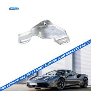 Soporte metálico de parachoques delantero mecanizado con precisión, nuevo, lado derecho (volante a la izquierda) para Ferrari 488 2018 86110500 - Product Image 1