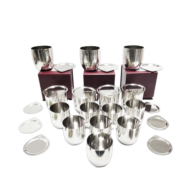 Lab Supplies 99.95% Pt/Au Platinum Crucible With Lid