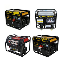 3-Phasen 7500 Watt Tragbarer Generator Stromaggregat für Zuhause 220V 380V 10kVA Erdgas Flüssiggas Benzin ATS Generator