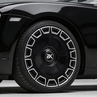 Jantes BZY forgées 5x120 20 21 22 pouces, jantes en alliage monobloc personnalisées de luxe pour Rolls Royce Phantom Cullinan Ghost Dawn Spectre