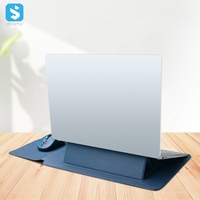 Housse de protection en cuir PU souple pour Macbook Air Pro 13.3 14 15.6 pouces, sacoche pour ordinateur portable et tablette, étui pour Xiaomi DELL