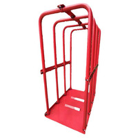 Cage de sécurité pour voiture de haute qualité, couleur rouge, 4 barres, pour gonflage des pneus