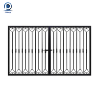Prima – portes à tubes carrés en fer forgé, Design de grande porte d'entrée, porte en fer forgé