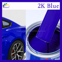 Meklon MK-208 Revêtement liquide acrylique industriel 2K bleu en spray 1LX12 pour la réparation de peinture automobile