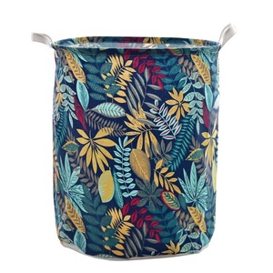 Stylish Large Size Waterproof Laundry Hamper with Sturdy Handles Collapsible Clothing Storage Organizer <strong>Bin</strong> for Bathroom Closet - Product Image 1